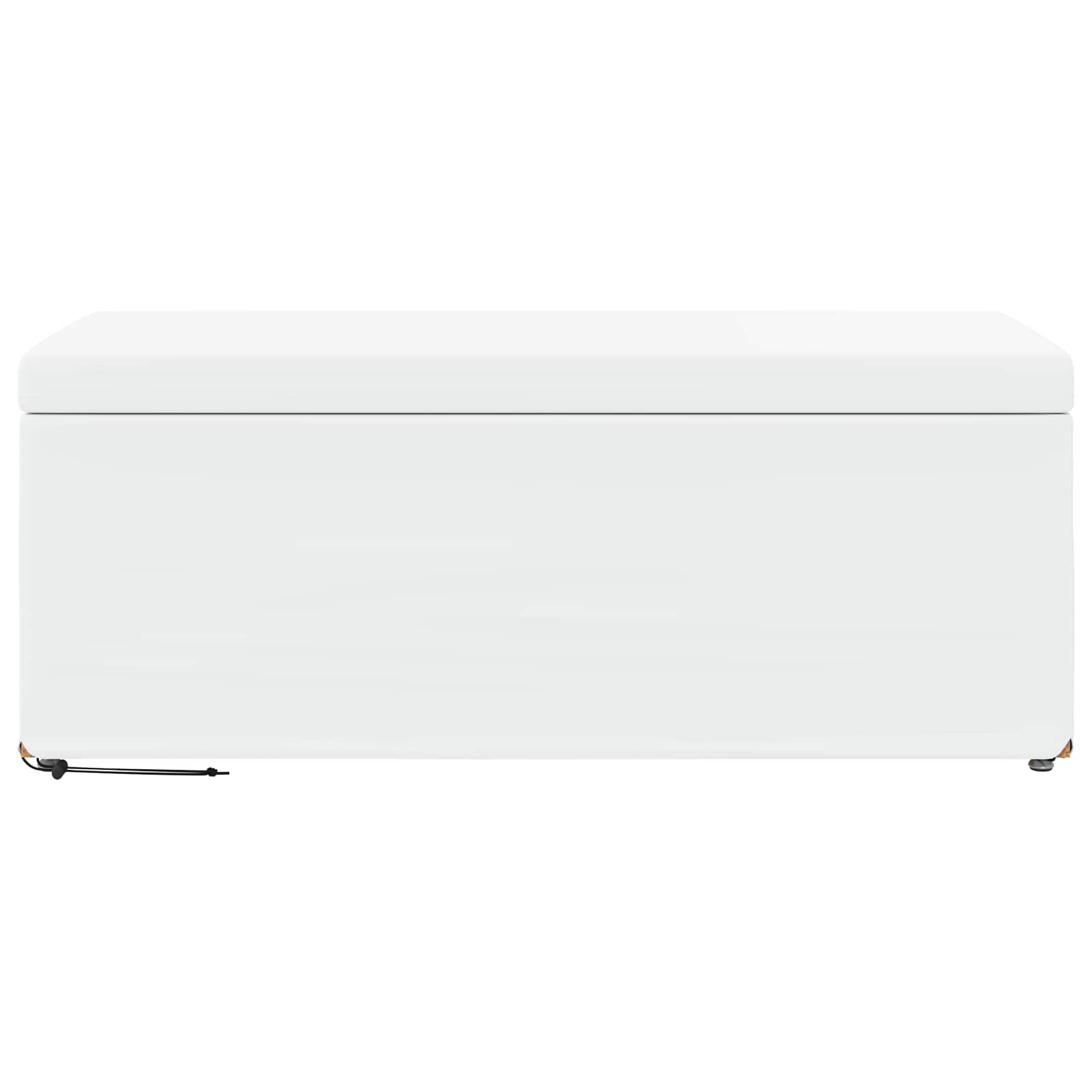 Stolica Bijelo 101 x 41 x 40 cm Umjetna Koža i Fino Radeći Drvo
