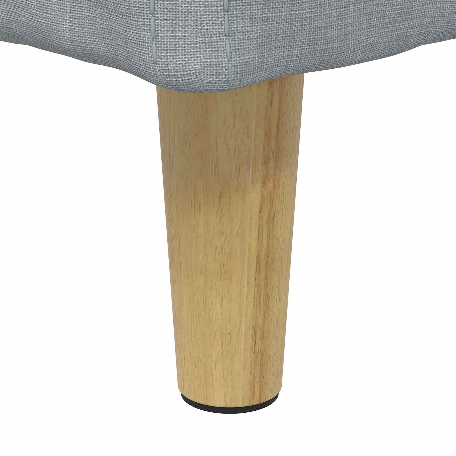 Otoman za pohranu Svijetlo siva 80 x 80 x 45 cm tkanina