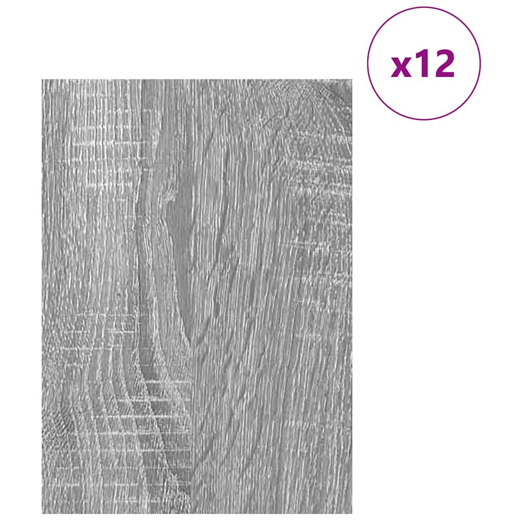 Dekor Paneli 12 pcs Siva Sonoma 30 x 42 x 0.27 cm