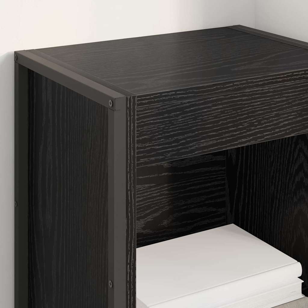Ormarić za knjige Crni hrast 40 x 30 x 121 cm Konstruirano drvo