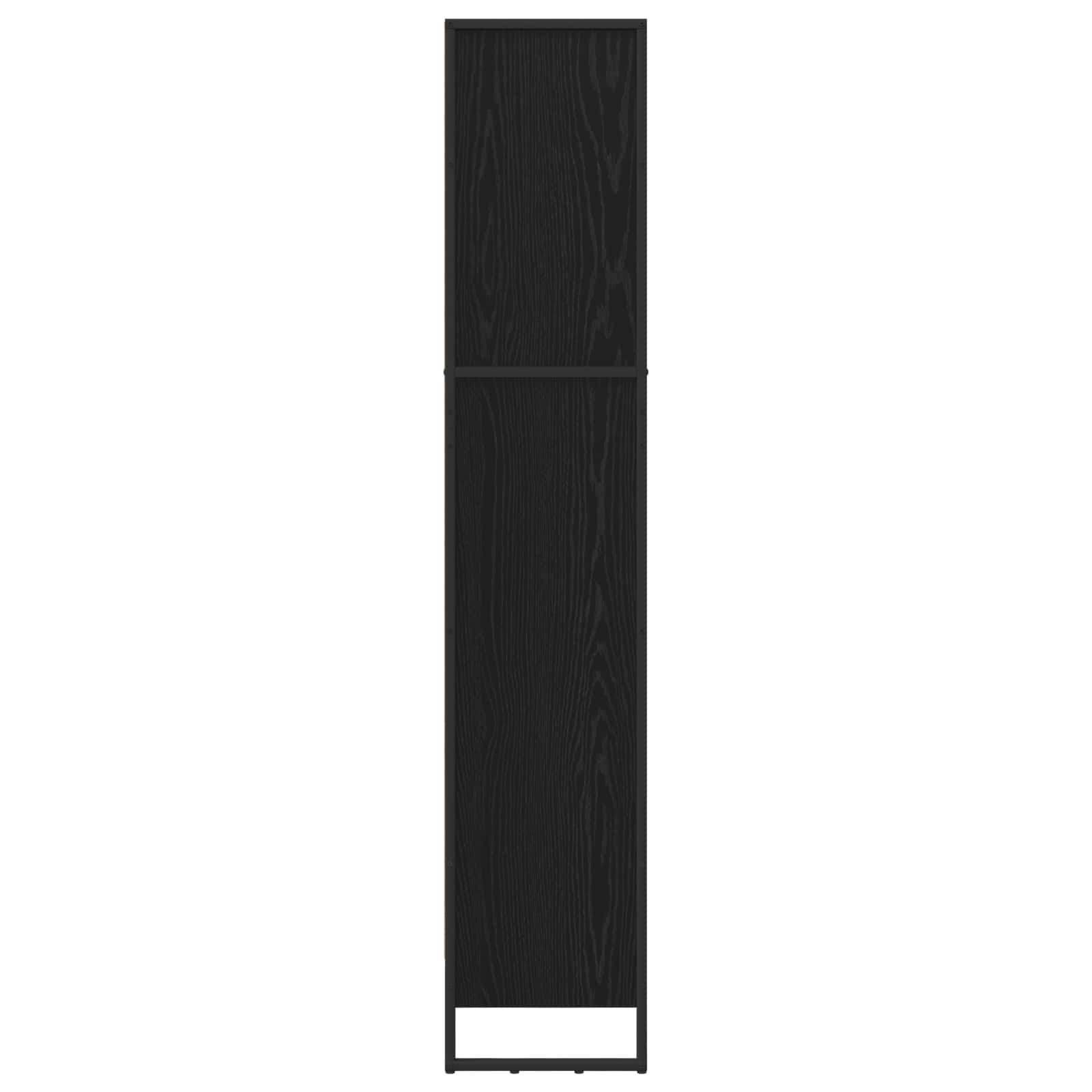 Ormarić za knjige Crni hrast 60 x 30 x 155 cm Konstruirano drvo
