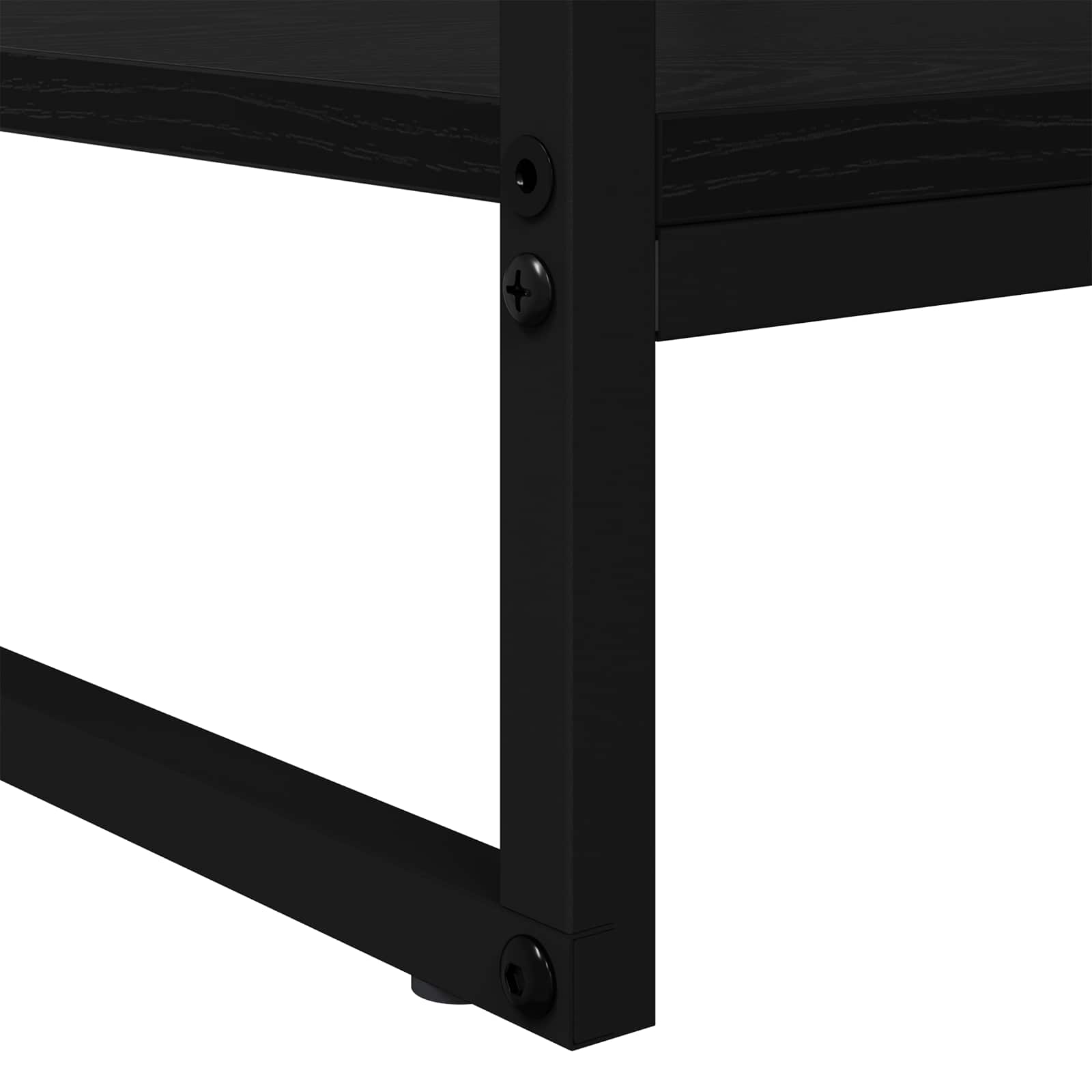 Kava Stol Crni hrast 80 x 50 x 40 cm Konstruirano drvo