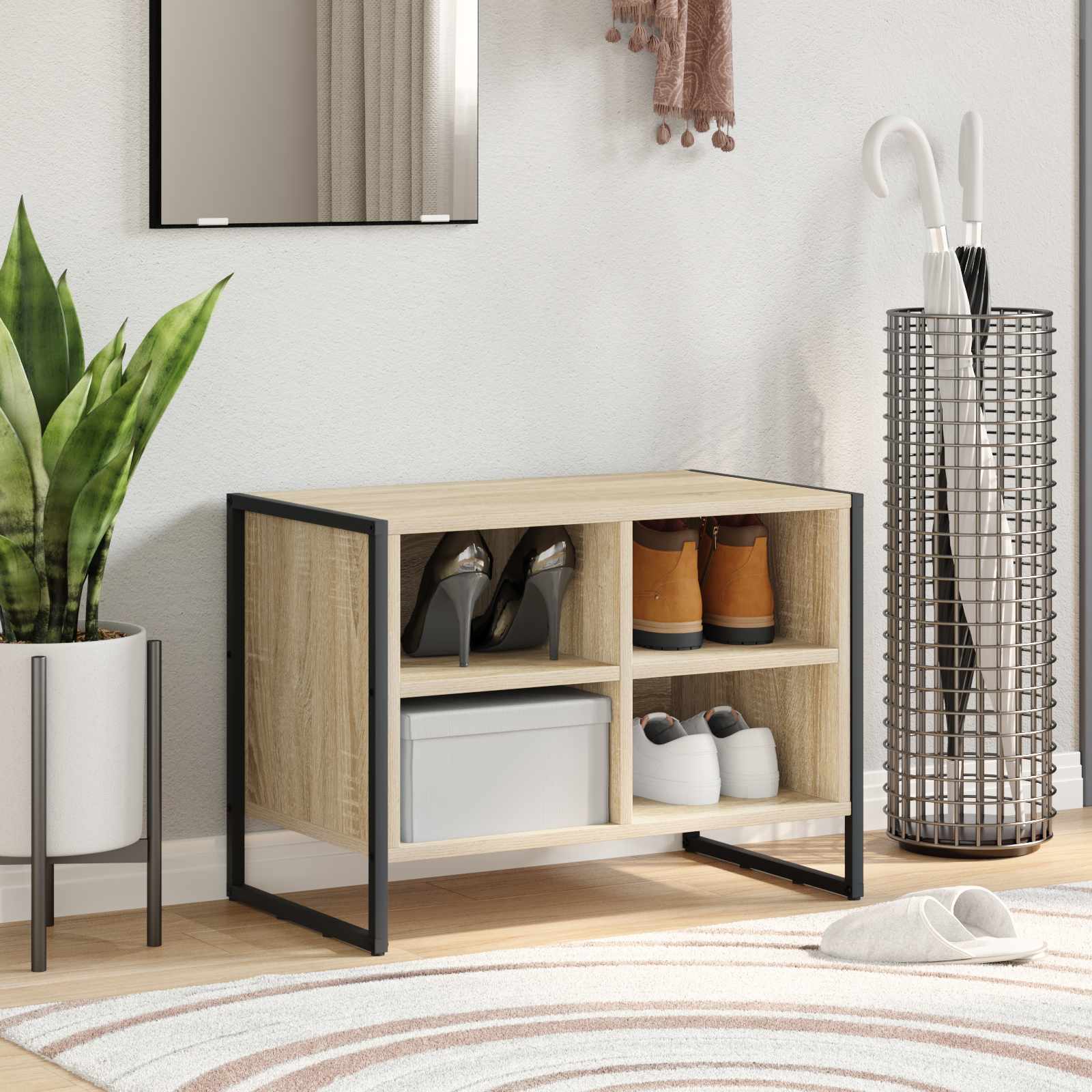 Ormar za cipele Sonoma 60 x 35 x 44 cm Konstruirano drvo