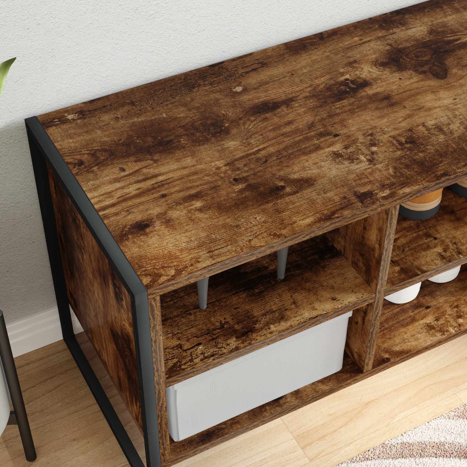 Ormar za cipele Dimni hrast 60 x 35 x 44 cm Konstruirano drvo