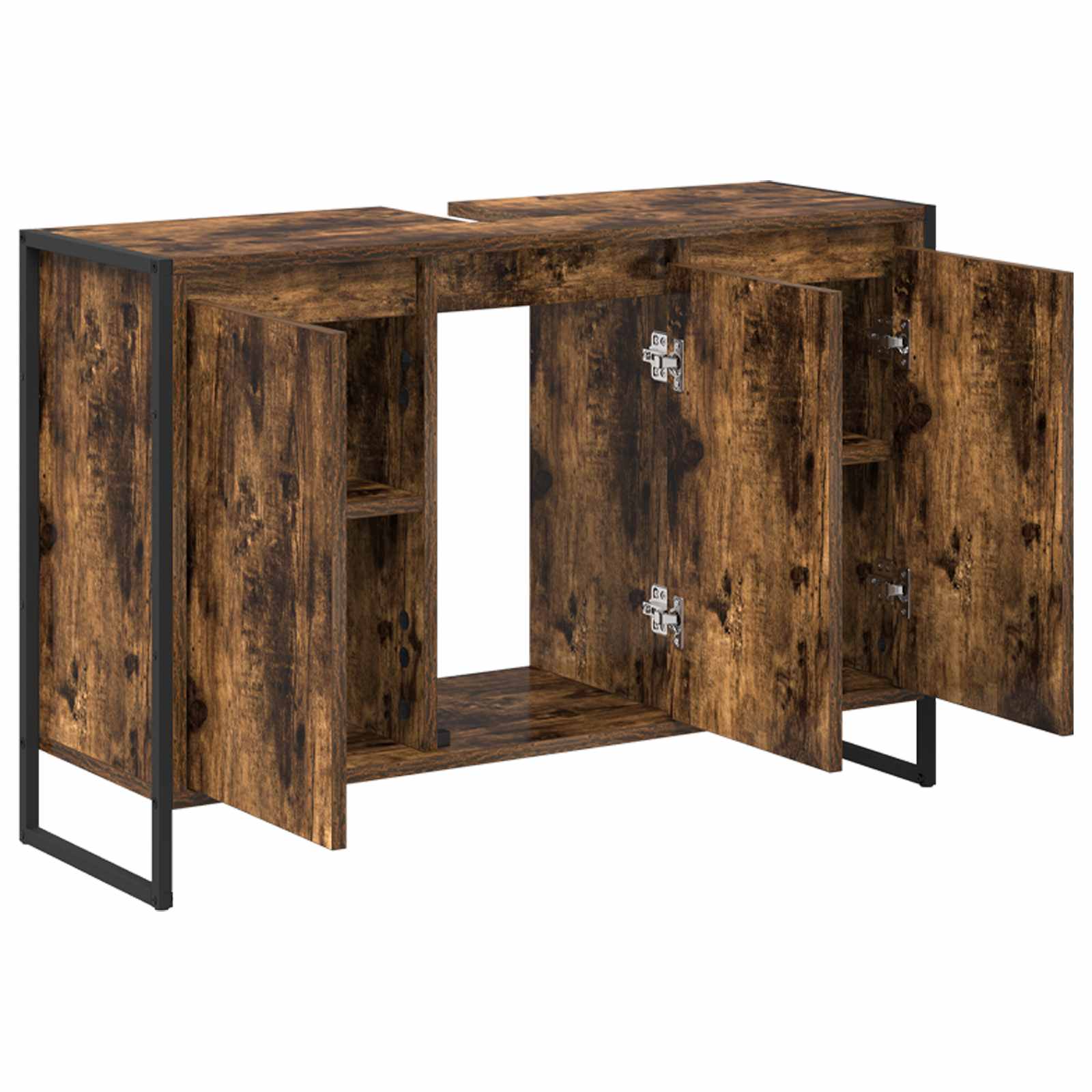 Kupaonski ormar Dimni hrast 90 x 30 x 60 cm Konstruirano drvo