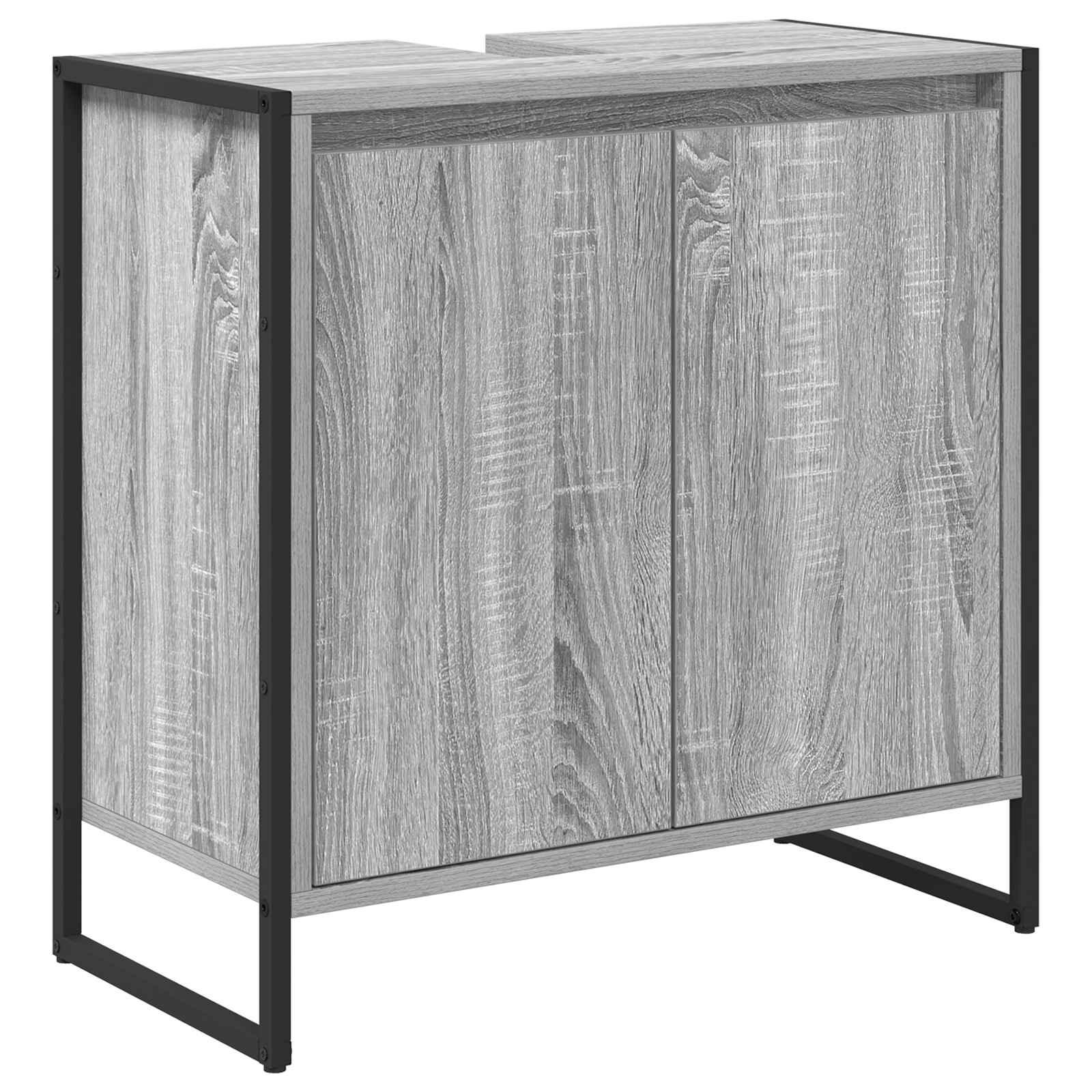 Kupaonski ormar Siva Sonoma 60 x 30 x 60 cm Konstruirano drvo