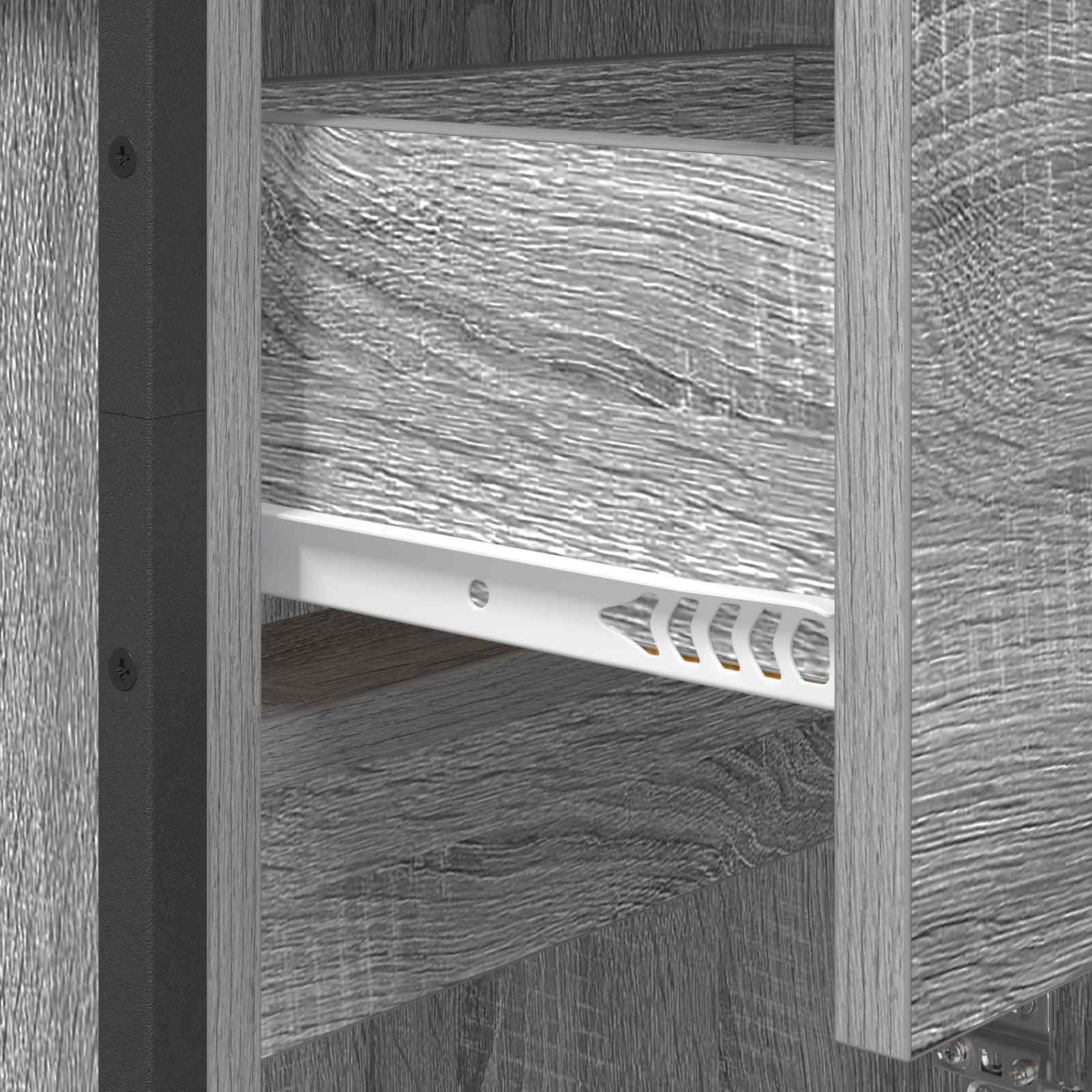 Kupaonski ormar Siva Sonoma 40 x 30 x 180 cm Konstruirano drvo