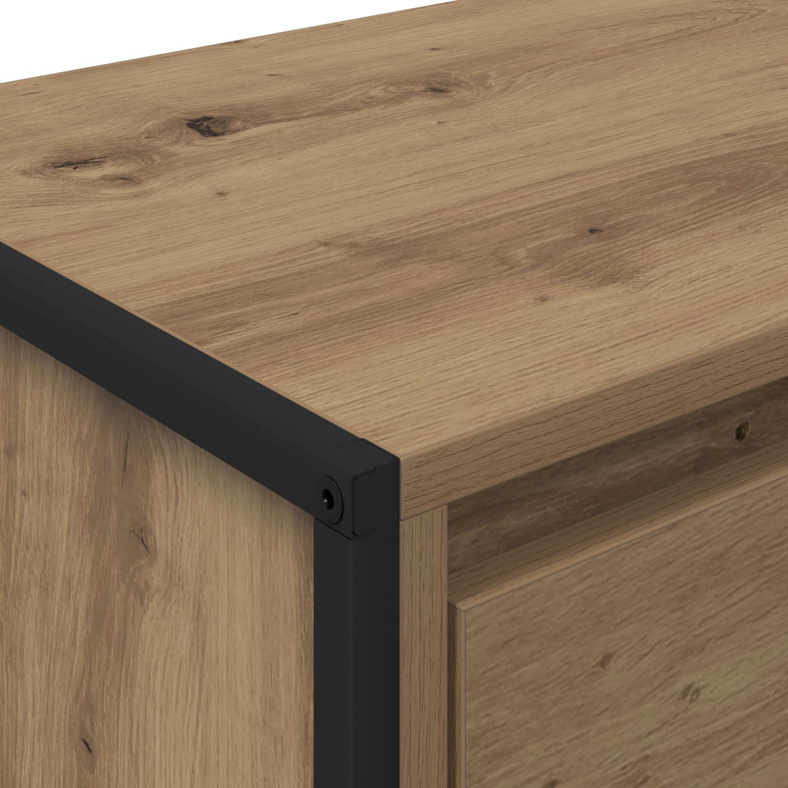 TV ormar s ladicama Umjetnička hrastovina 100 x 36 x 49,5 cm