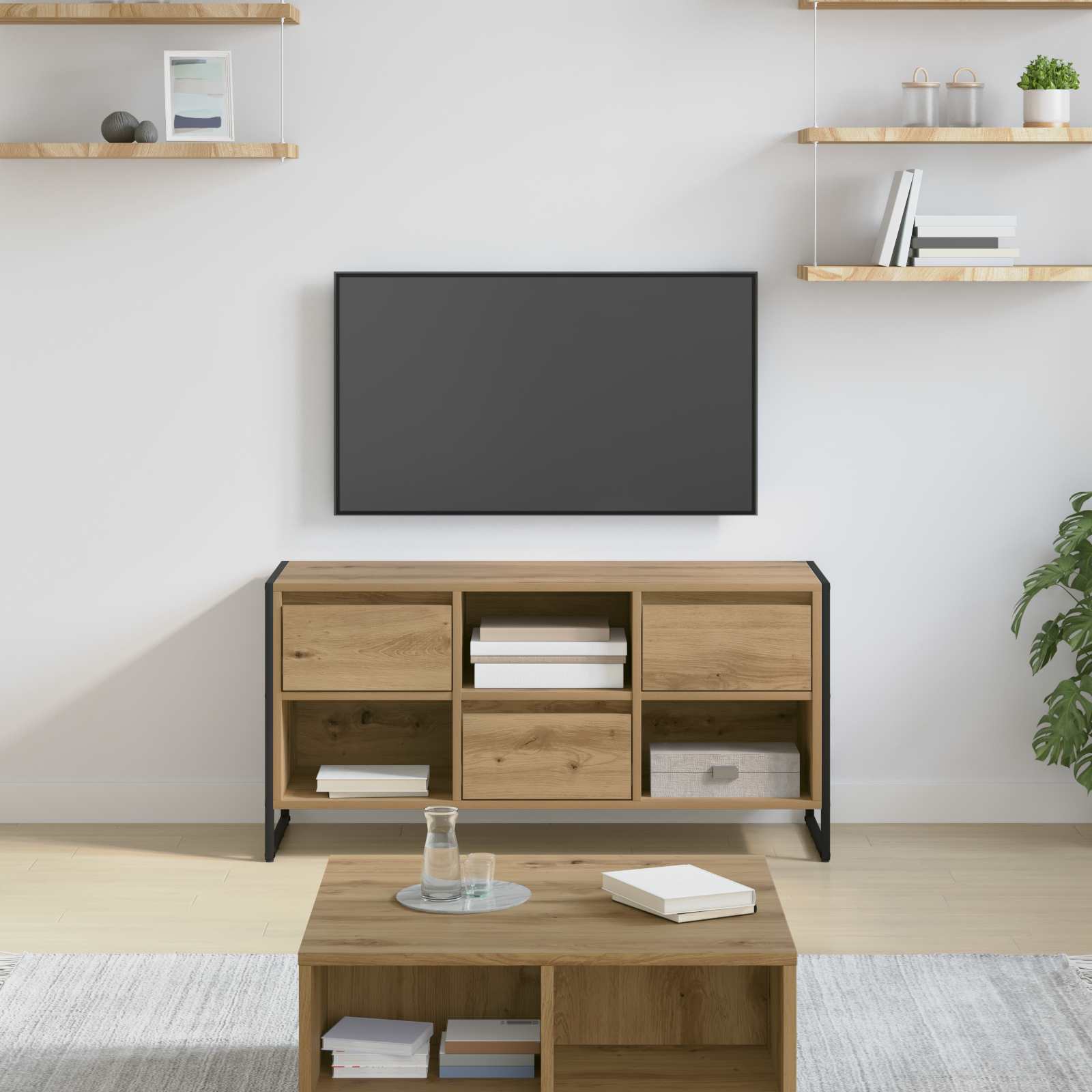 TV ormar 100 x 36 x 49,5 cm Umjetnička hrastovina
