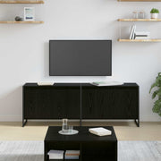 TV ormar Crni hrast 140 x 36 x 49.5 cm Konstruirano drvo