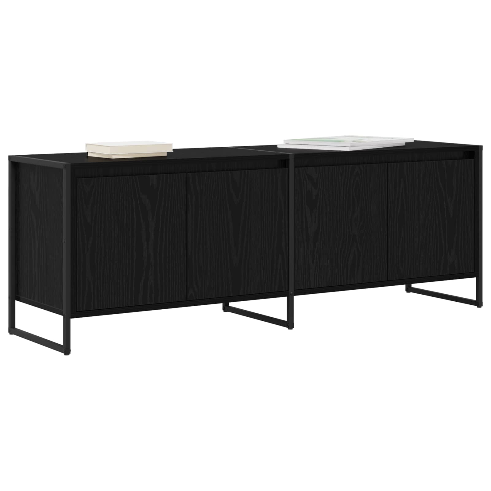 TV ormar Crni hrast 140 x 36 x 49.5 cm Konstruirano drvo