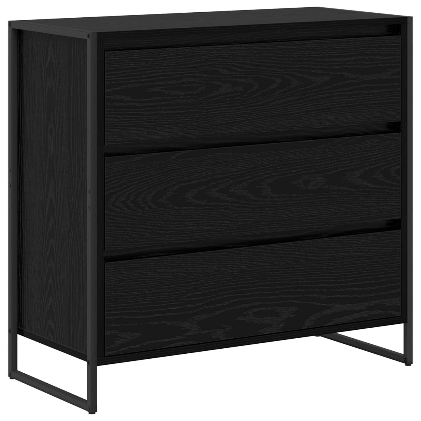 Kreveta Crni hrast 79 x 36 x 75.5 cm Konstruirano drvo
