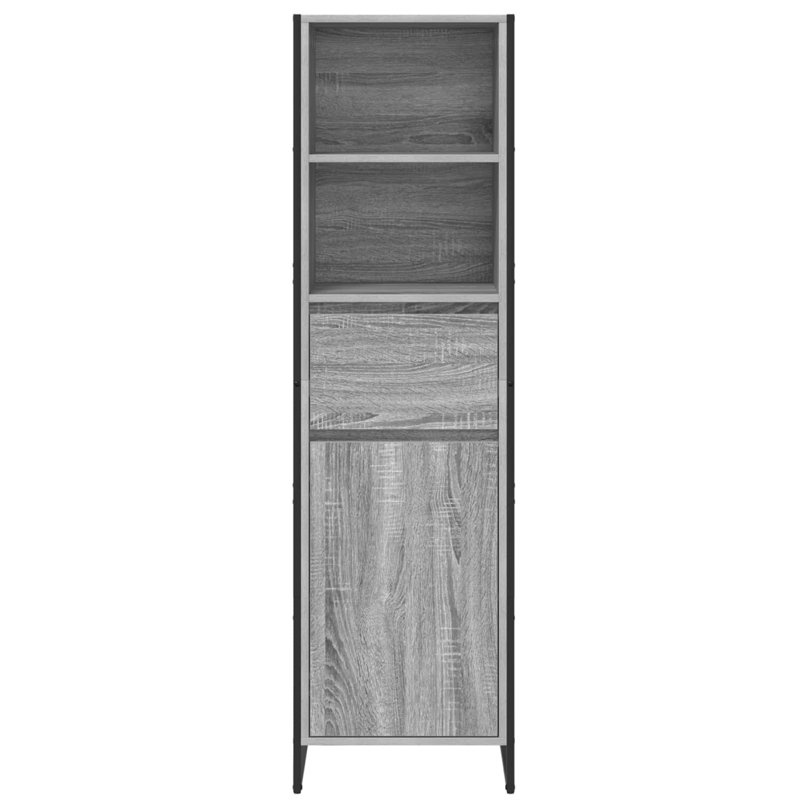 Ormarić za knjige s ladicama Siva Sonoma 43 x 36 x 150.5 cm