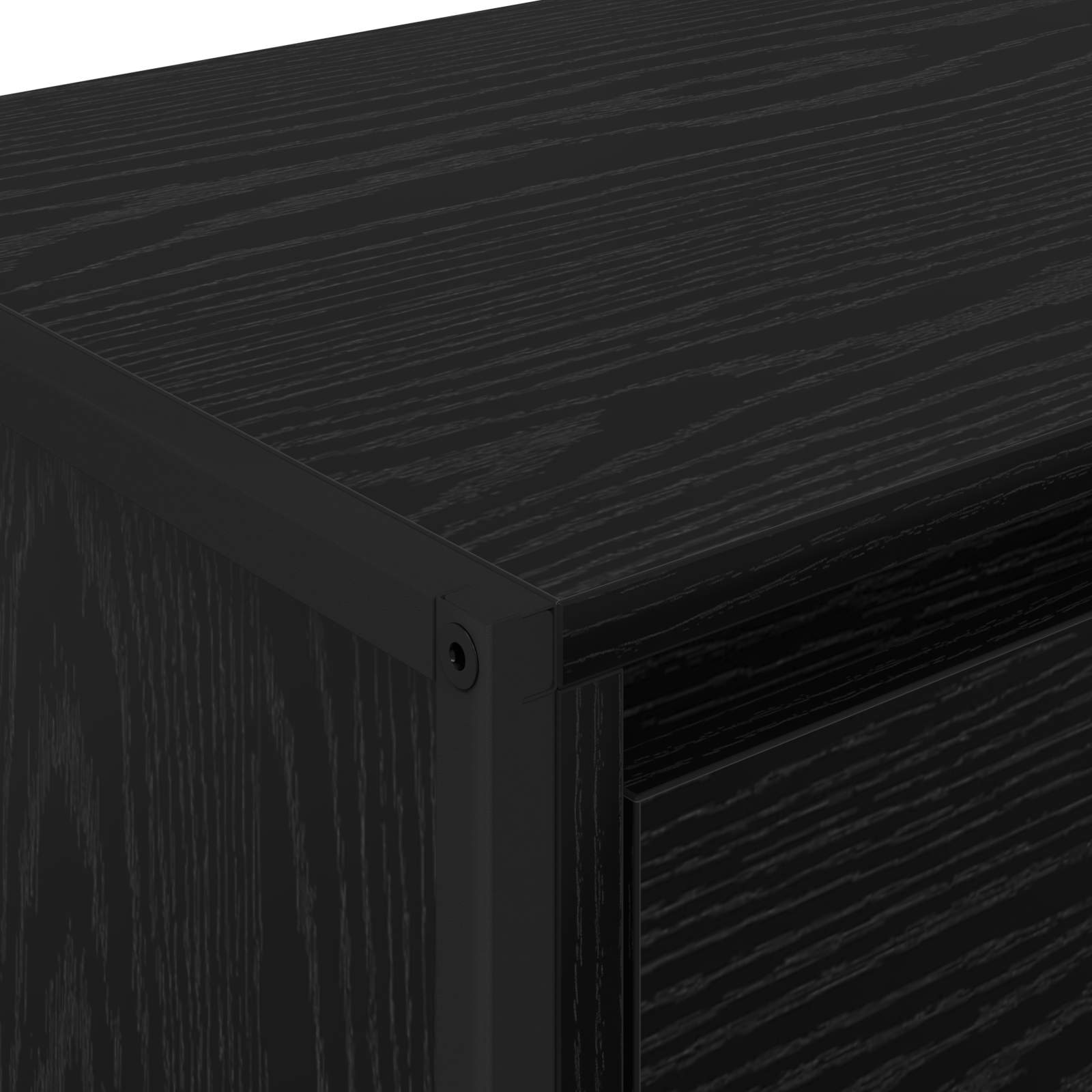 Noćni ormarić 2 pcs Crni hrast 39,5 x 30 x 50 cm