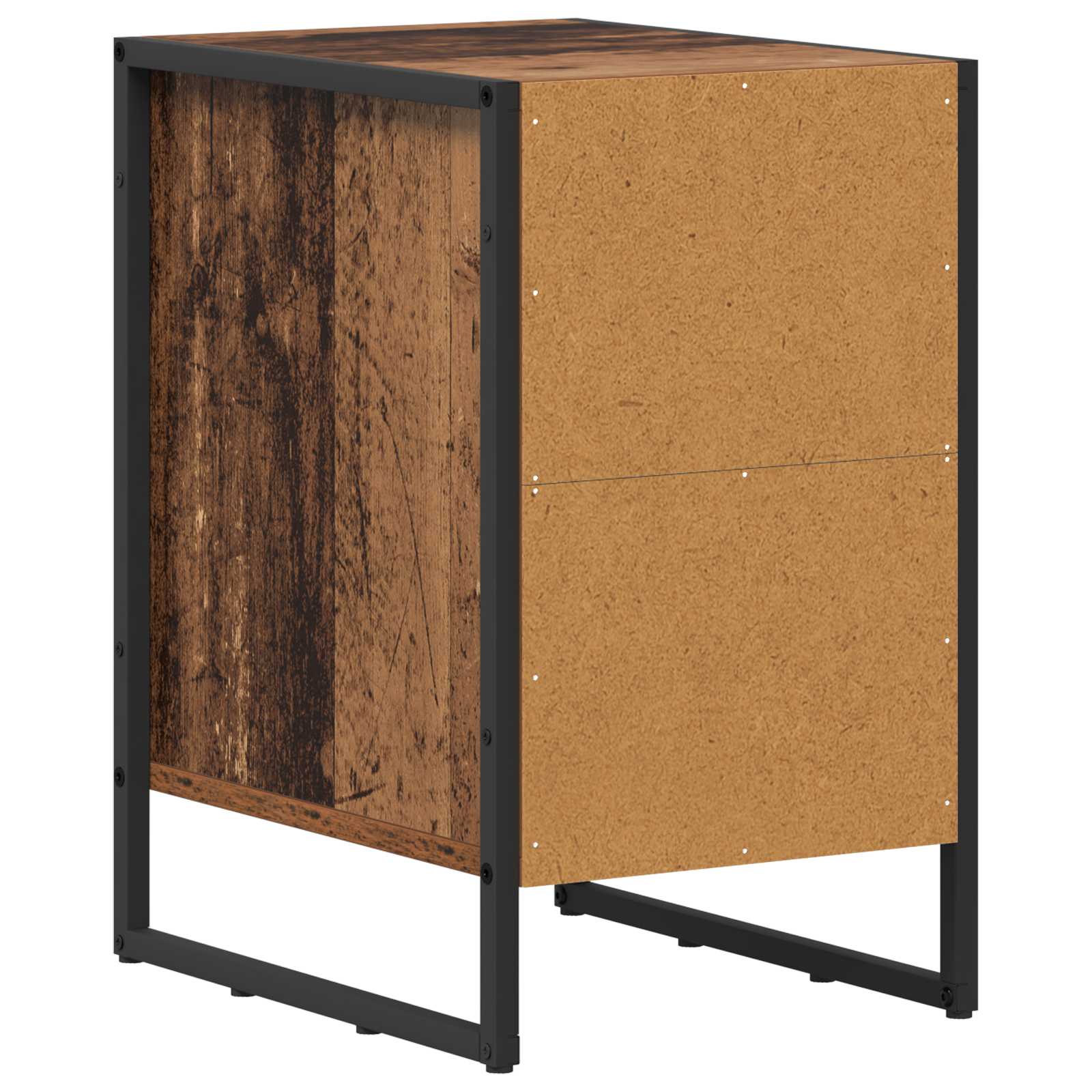 Noćni ormarić 2 pcs Staro drvo 39,5 x 30 x 50 cm