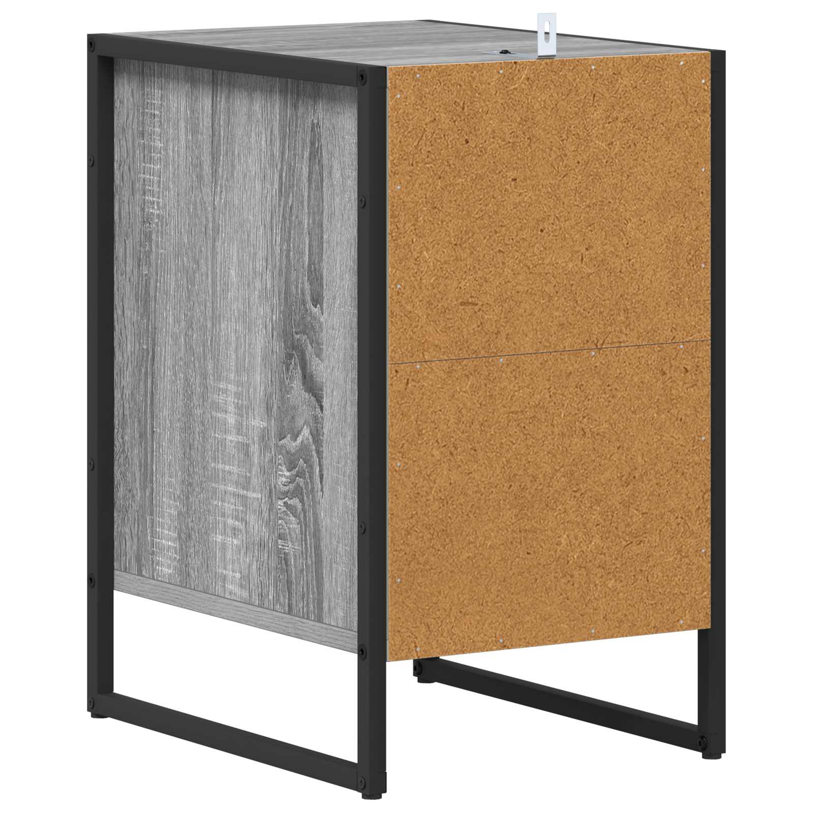 Noćni ormarić s ladicama 2 pcs Siva Sonoma 39,5 x 30 x 50 cm