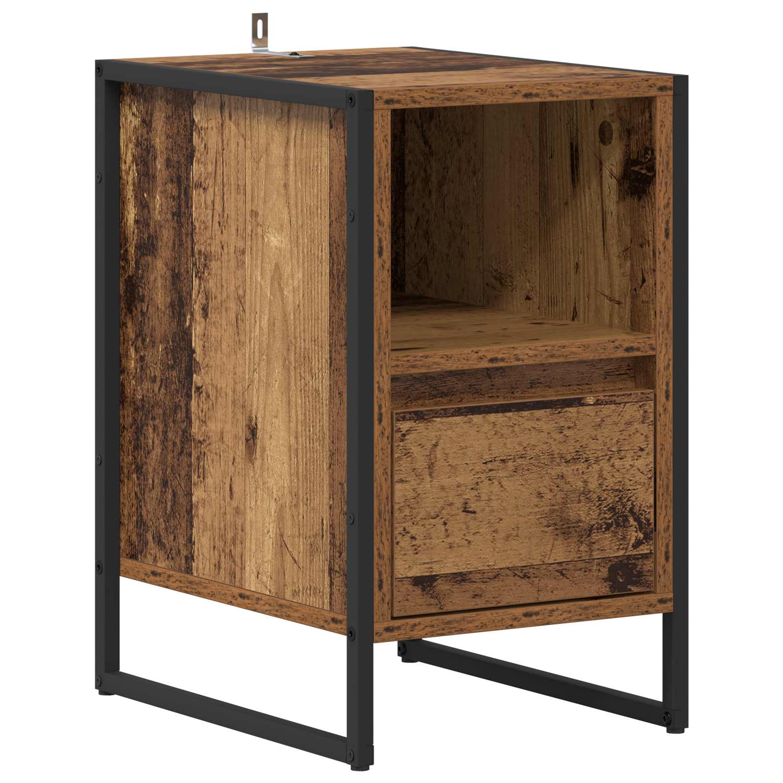 Noćni ormarić s ladicama 2 pcs Staro drvo 39,5 x 30 x 50 cm