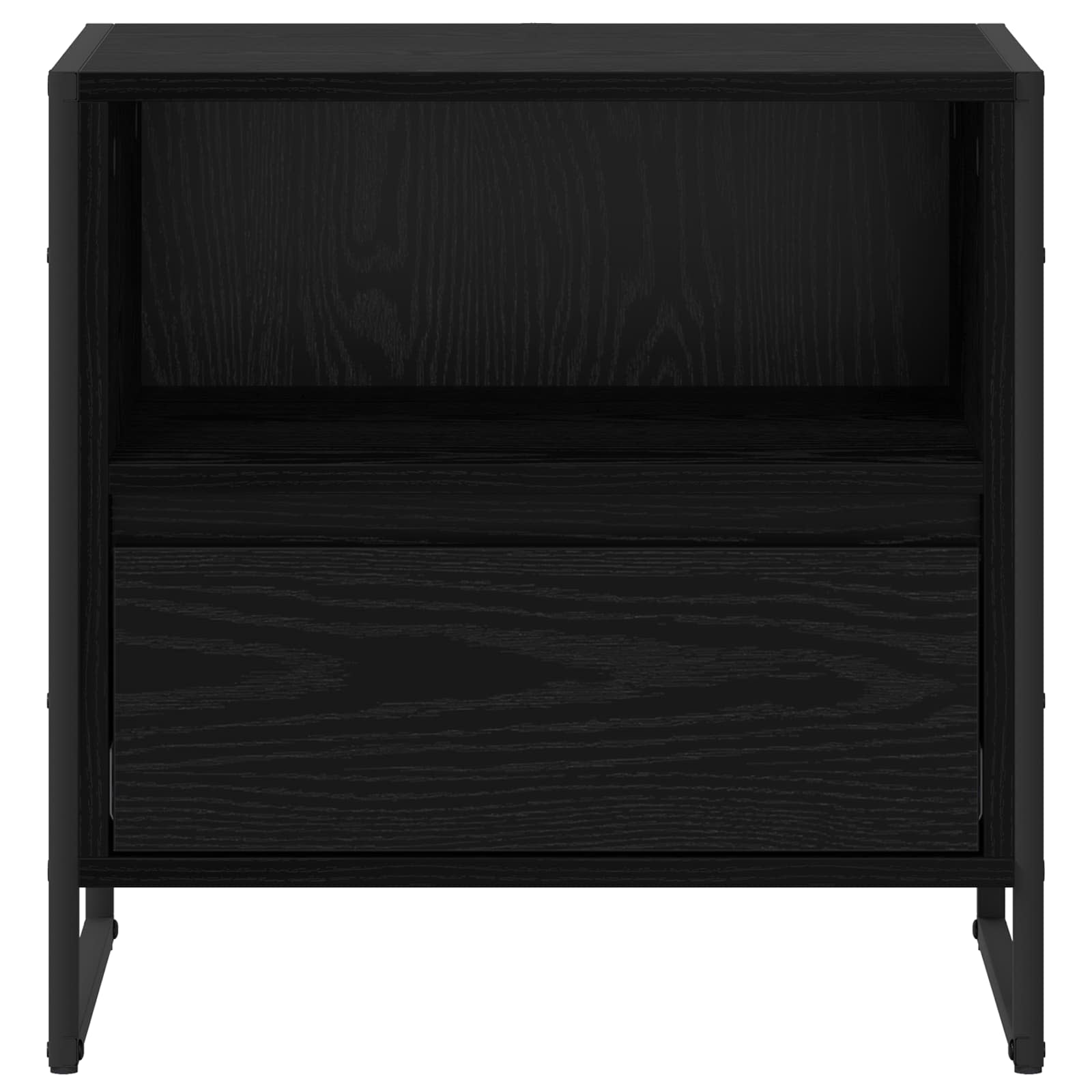 Noćni ormarić s ladicama 2 pcs Crni hrast 50 x 39,5 x 50 cm