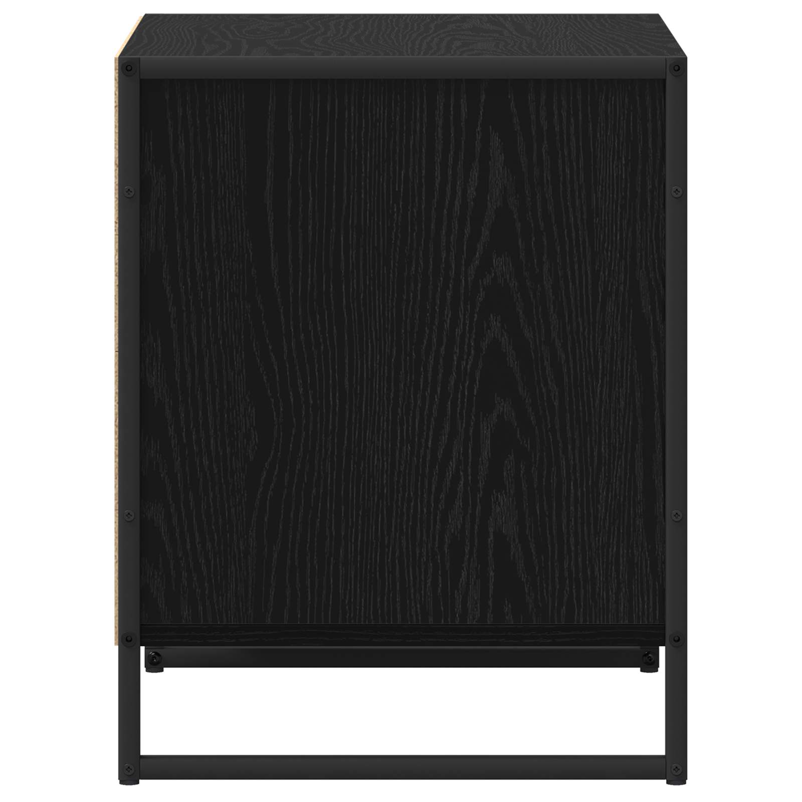Noćni ormarić s ladicama 2 pcs Crni hrast 50 x 39,5 x 50 cm