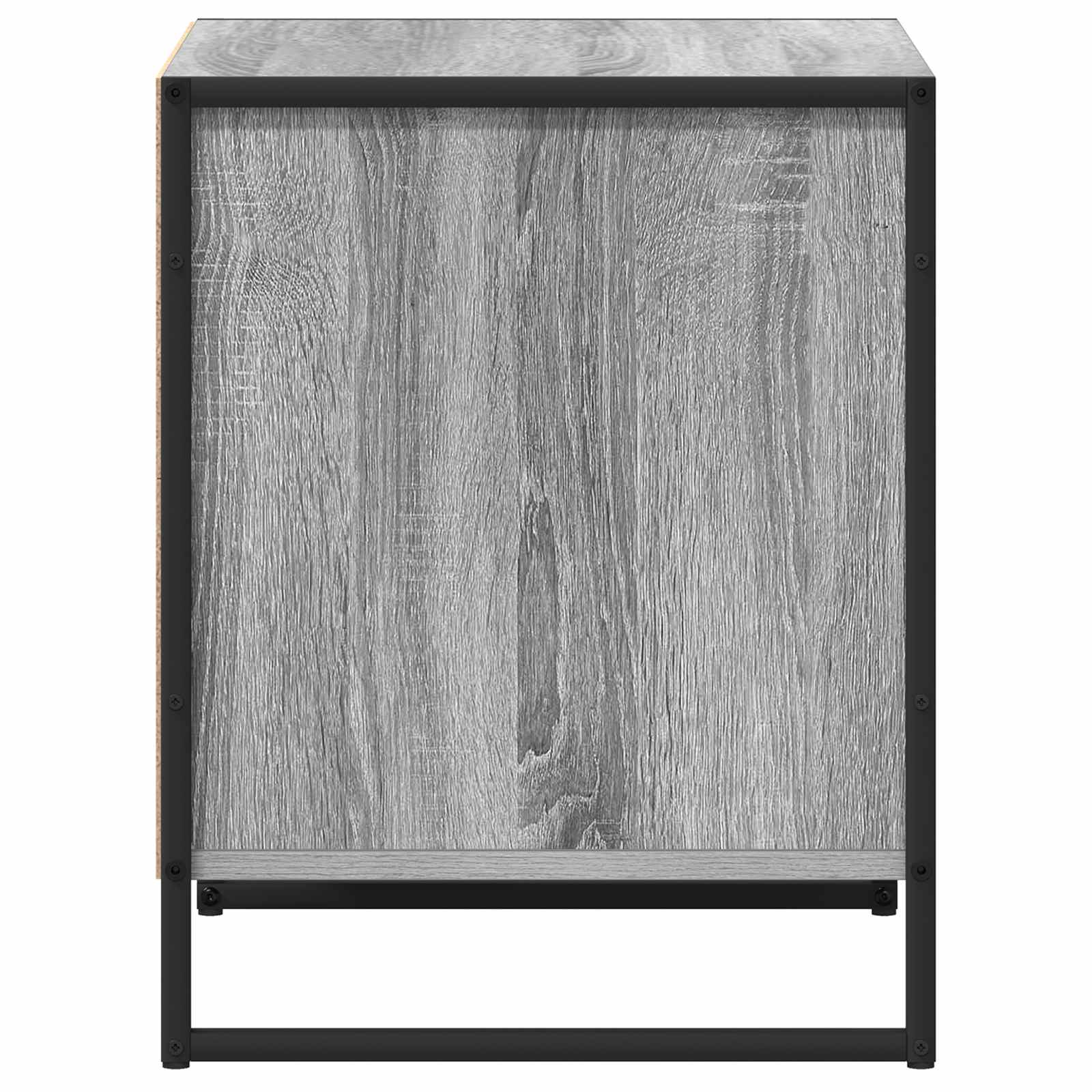 Noćni ormarić s ladicama 2 pcs Siva Sonoma 50 x 39,5 x 50 cm