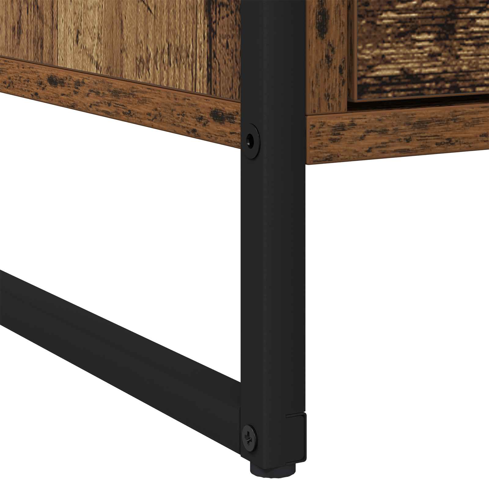 Noćni ormarić s ladicama 2 pcs Staro drvo 50 x 39,5 x 50 cm
