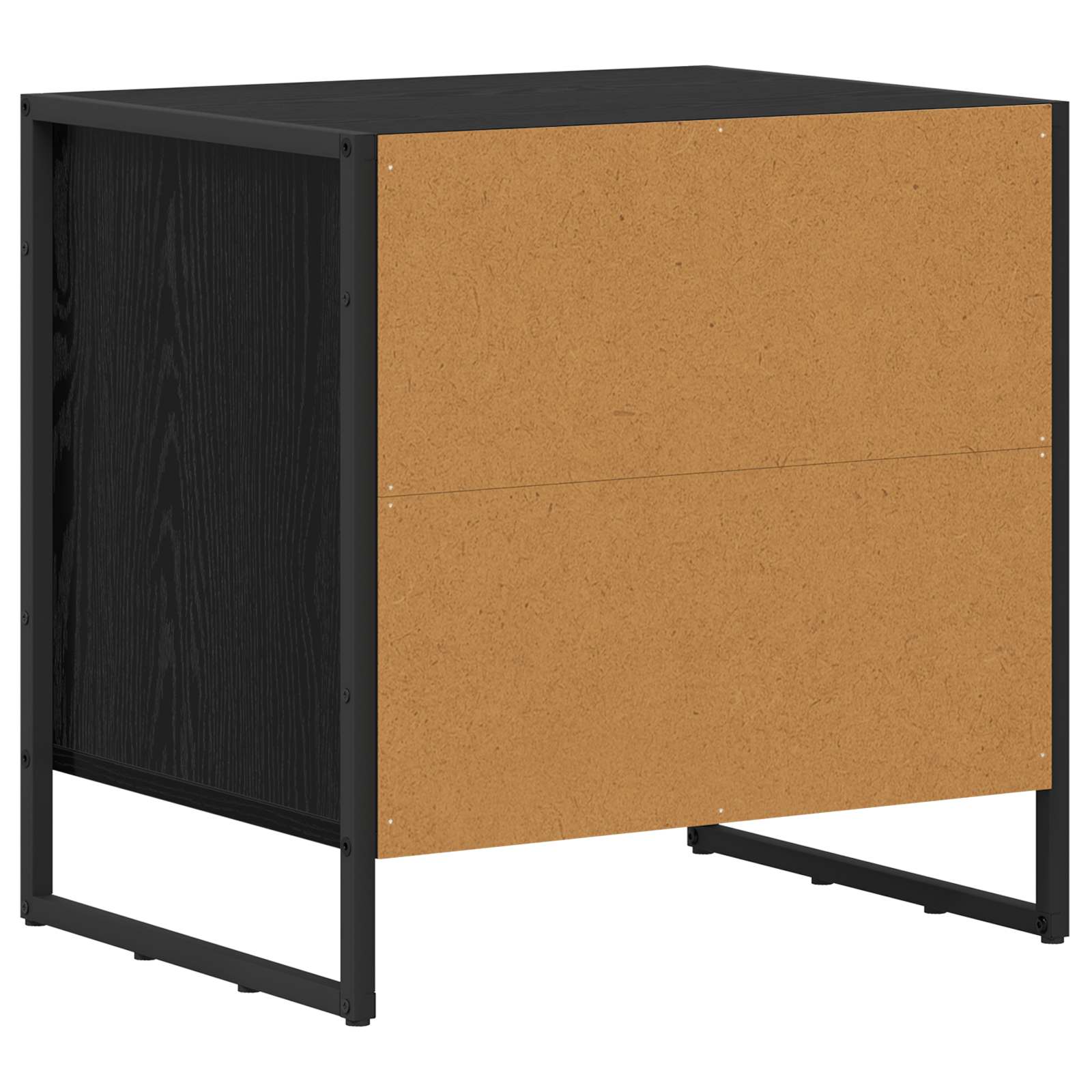 Noćni ormarić Crni hrast 50 x 39.5 x 50 cm Konstruirano drvo