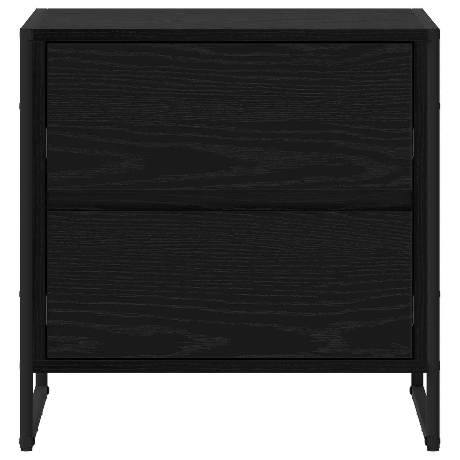 Noćni ormarić Crni hrast 50 x 39.5 x 50 cm Konstruirano drvo