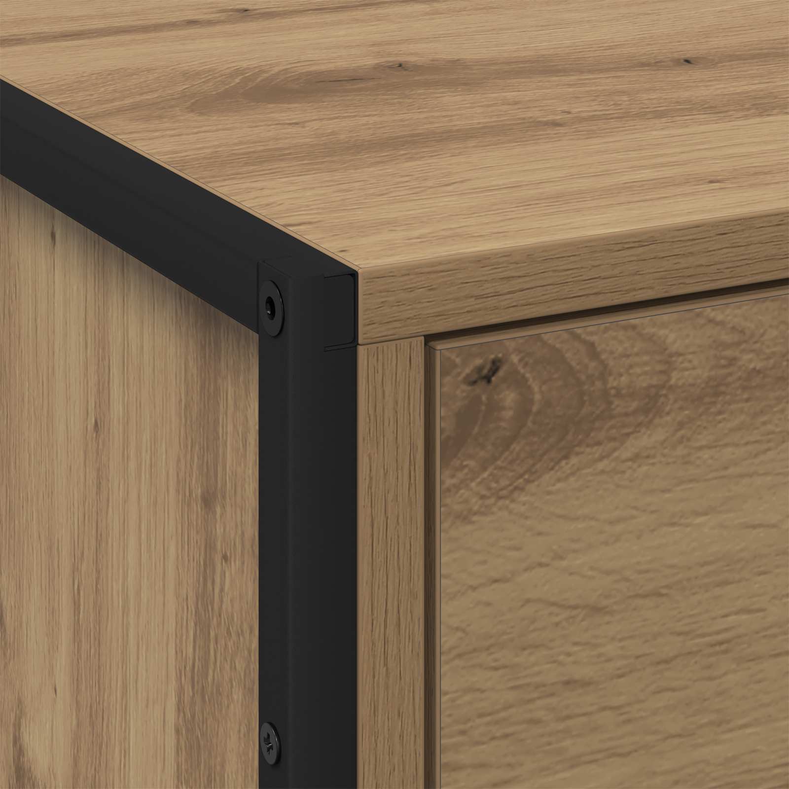 Noćni ormarić 2 pcs Umjetnička hrastovina 50 x 39.5 x 50 cm
