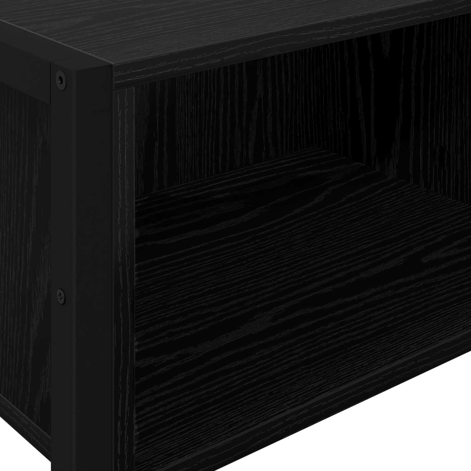 Konačna Stolić Crni hrast 100 x 36 x 75 cm Konstruirano drvo