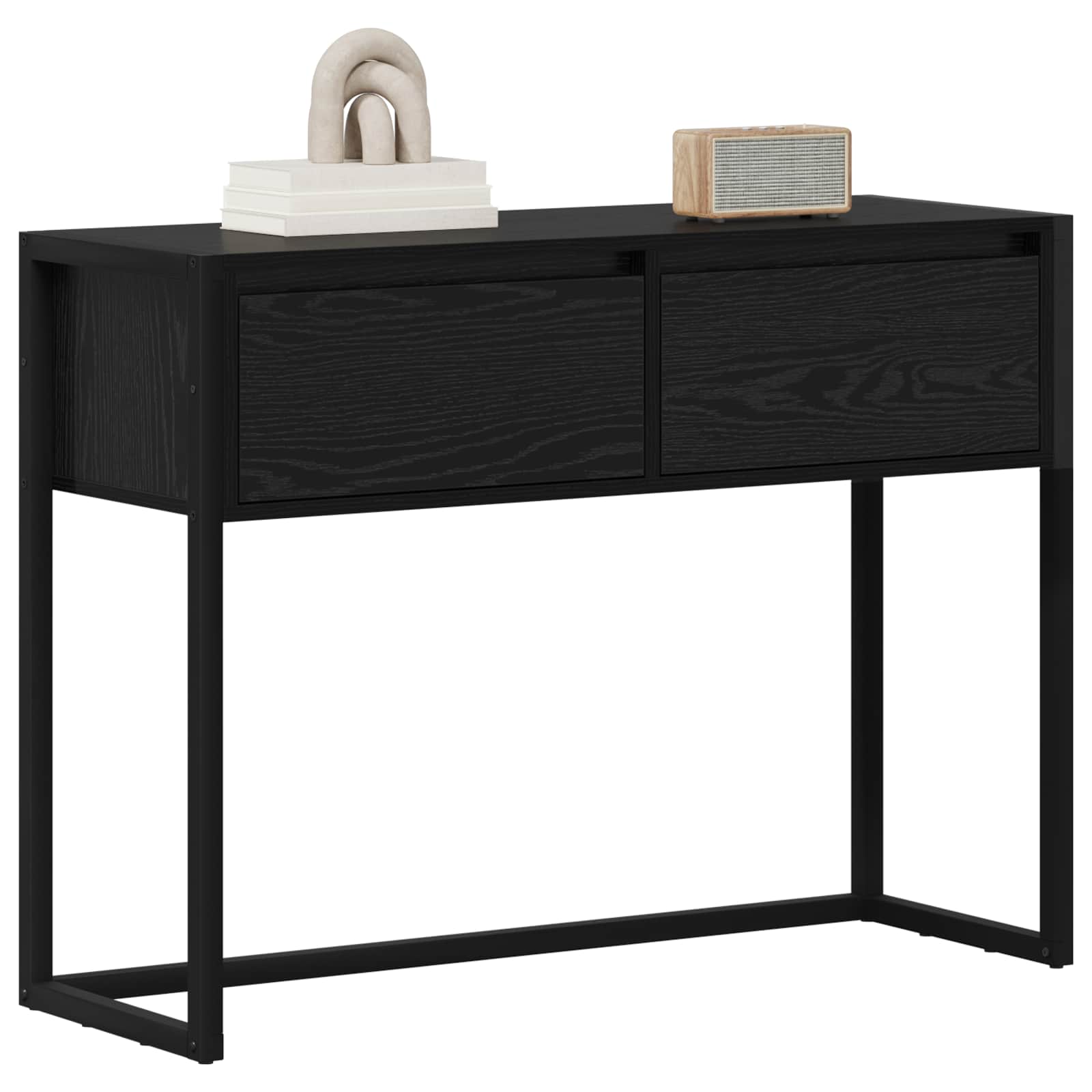 Konačna Stolić Crni hrast 100 x 36 x 75 cm Konstruirano drvo