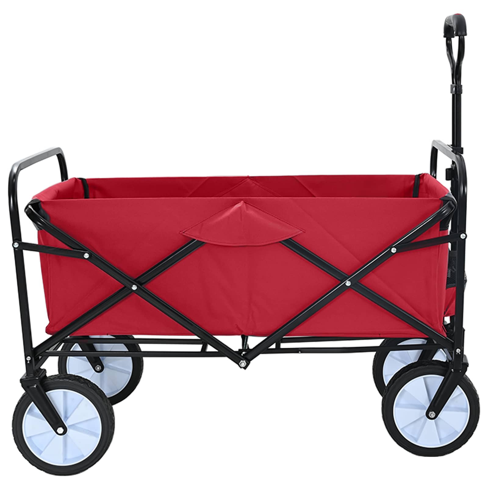 Sklopiva ručna kolica Crvena 94 x 53 x 99 cm Oxford tkanina