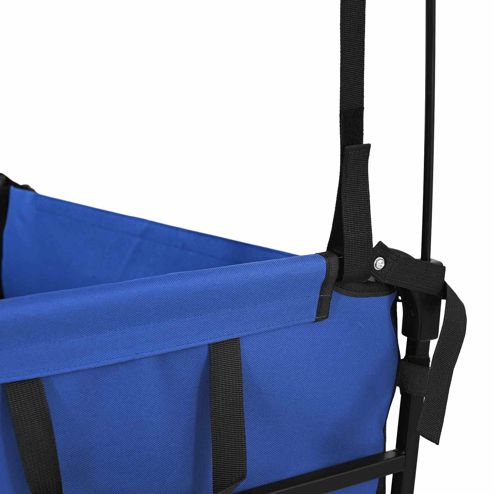 Sklopiva ručna kolica Crna 105 x 56.5 x 116 cm Oxford tkanina