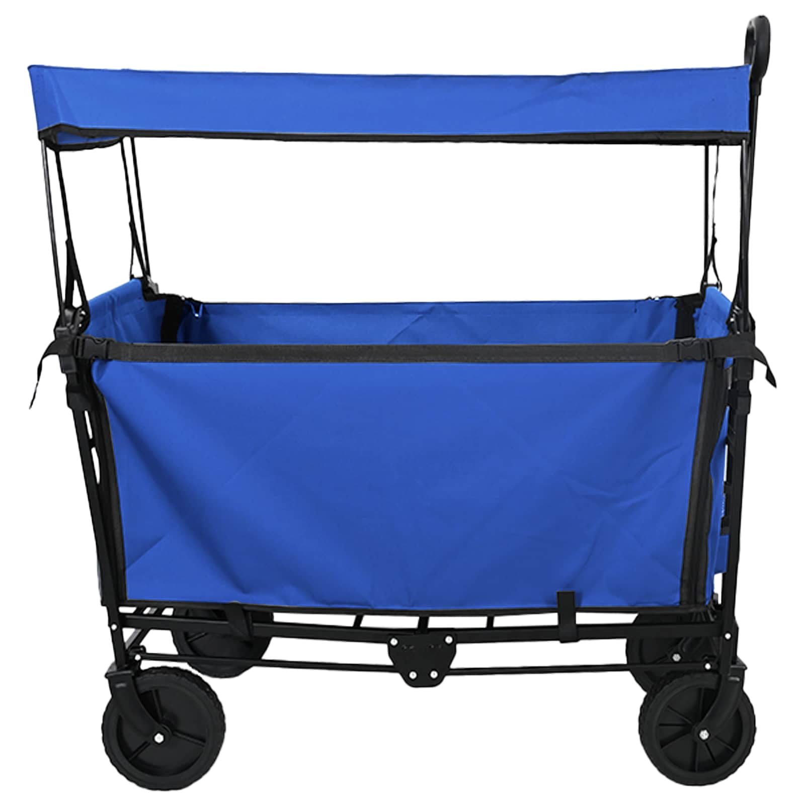 Sklopiva ručna kolica Crna 105 x 56.5 x 116 cm Oxford tkanina