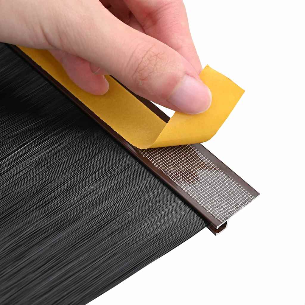 Samoljepljivi pečati za vrata 6 pcs Smeđa 100 cm