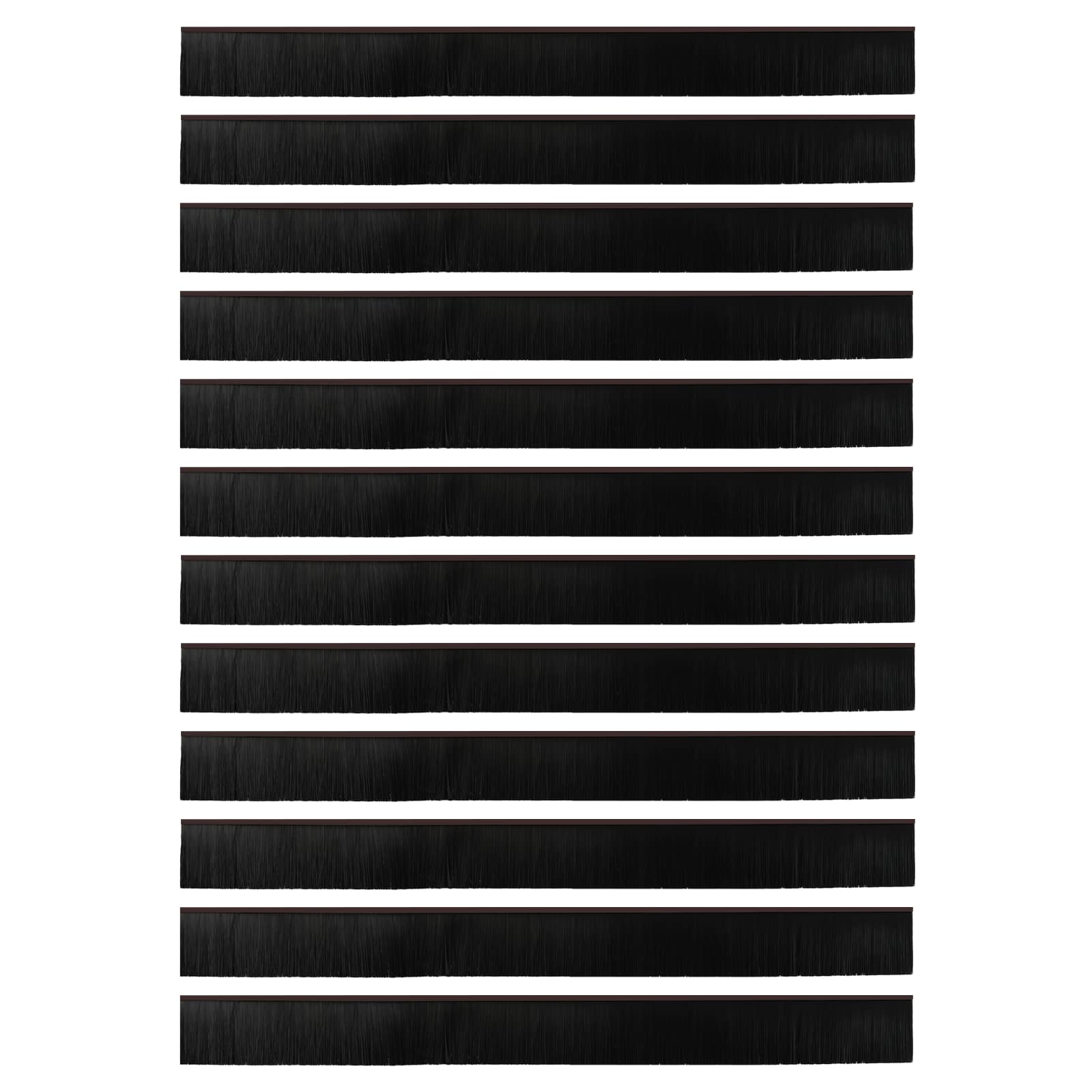 Samoljepljivi pečati za vrata 12 pcs Smeđa 100 cm