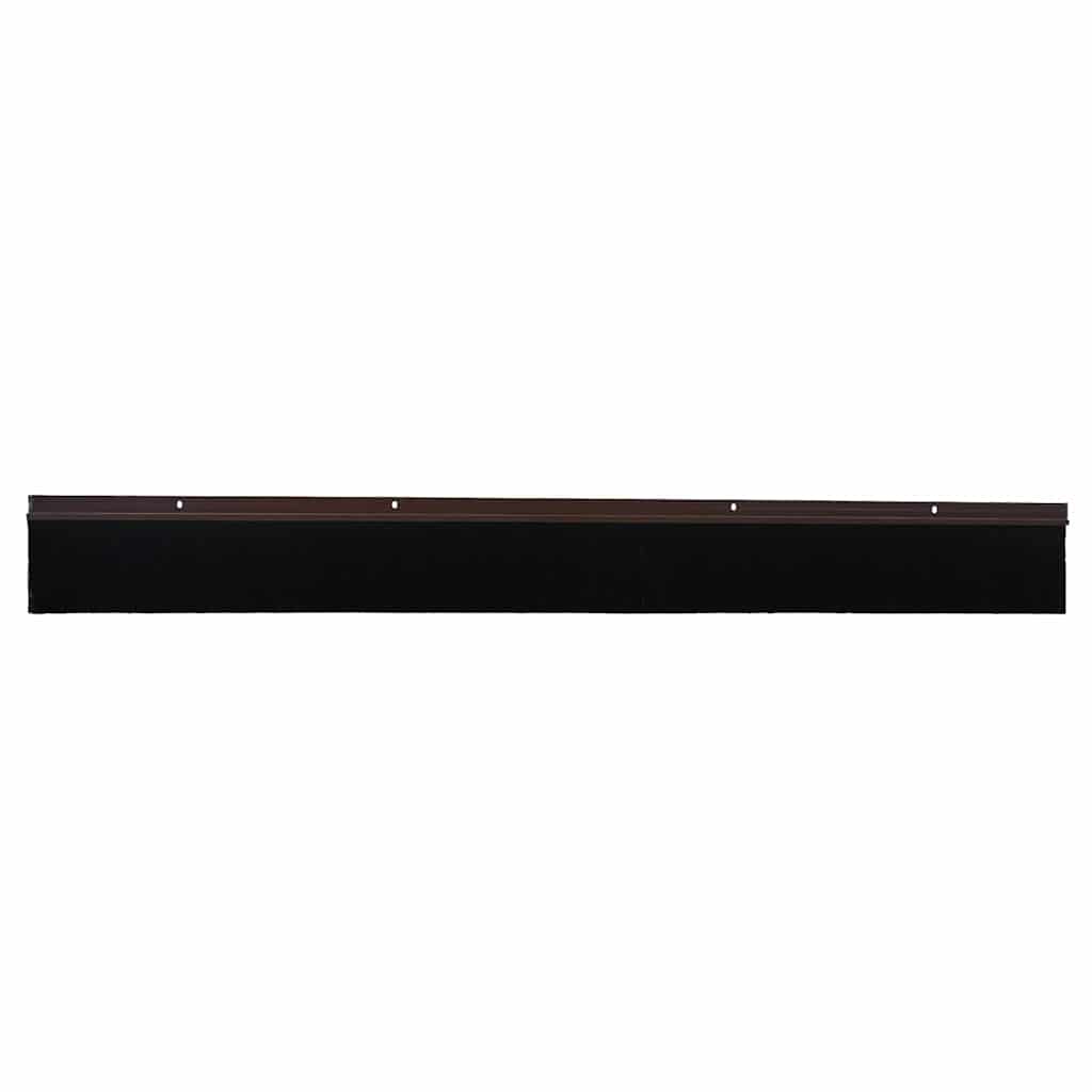 Držač četke za vrata 6 pcs Smeđa 100 cm Aluminijski legura