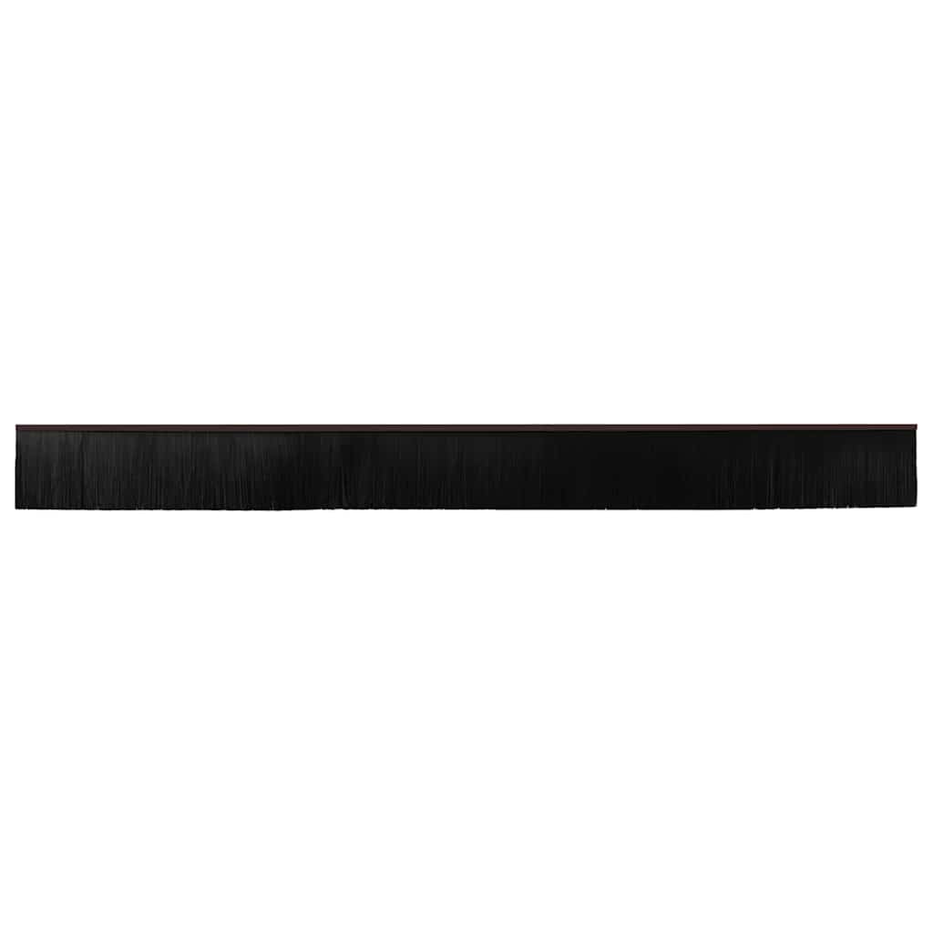 Držač četke za vrata 2 pcs Smeđa 100 cm Aluminijski legura