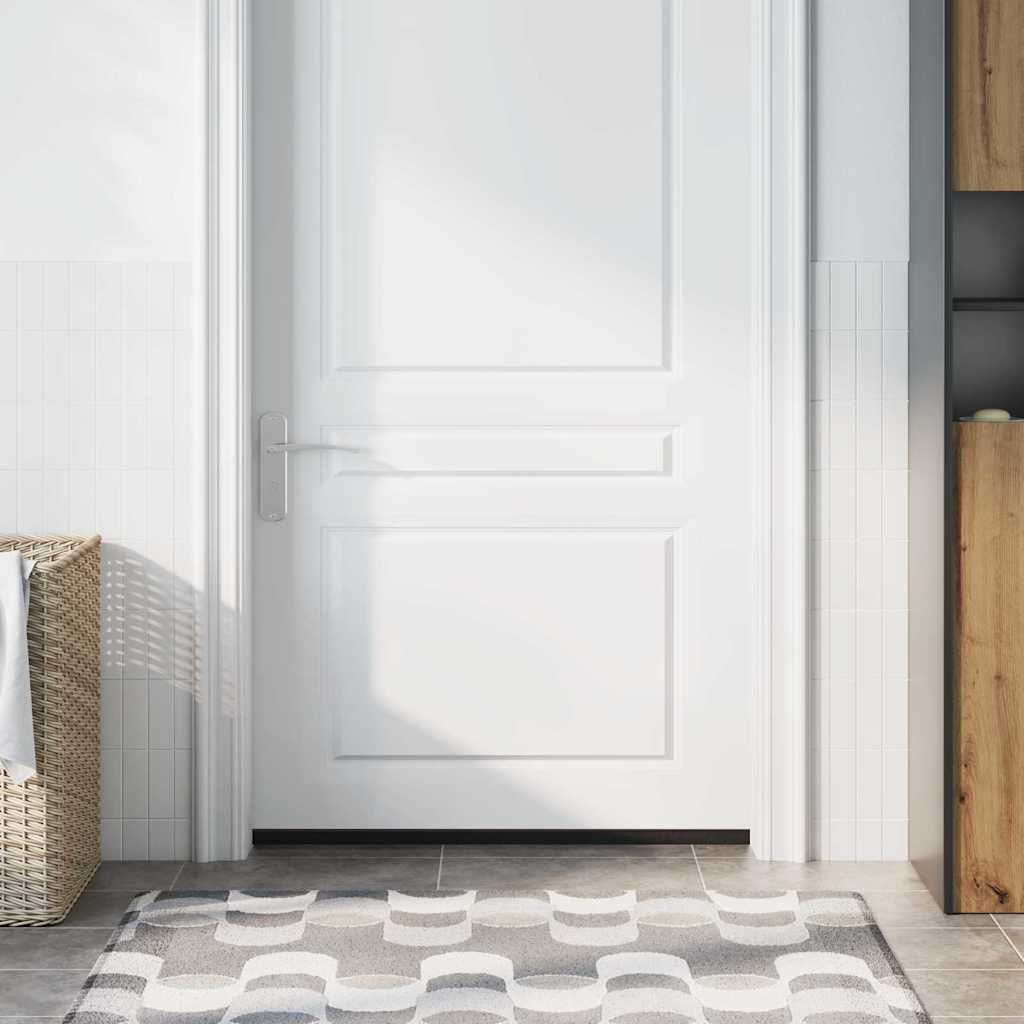 Držač četke za vrata 12 kom. Smeđa 100 cm Aluminijski legura