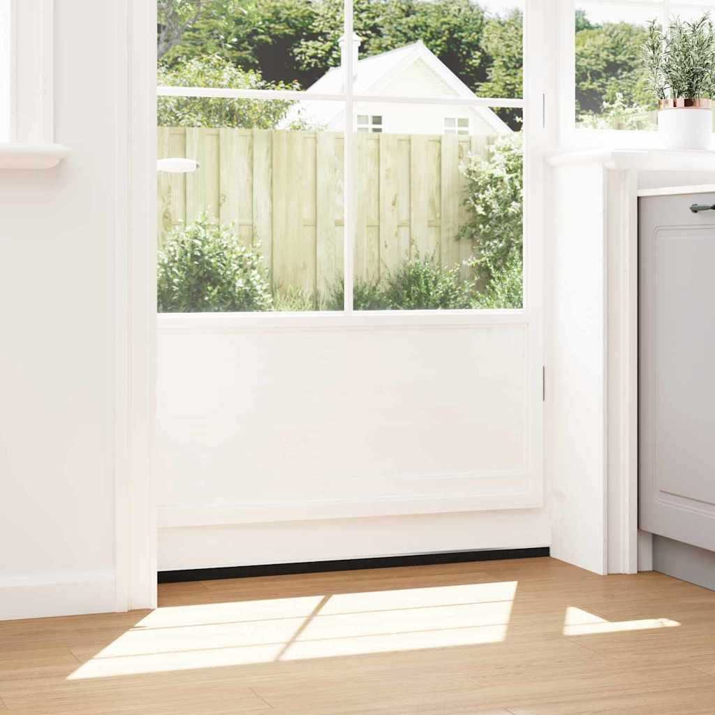 Samoljepljivi pečati za vrata 2 pcs Srebrno 100 cm