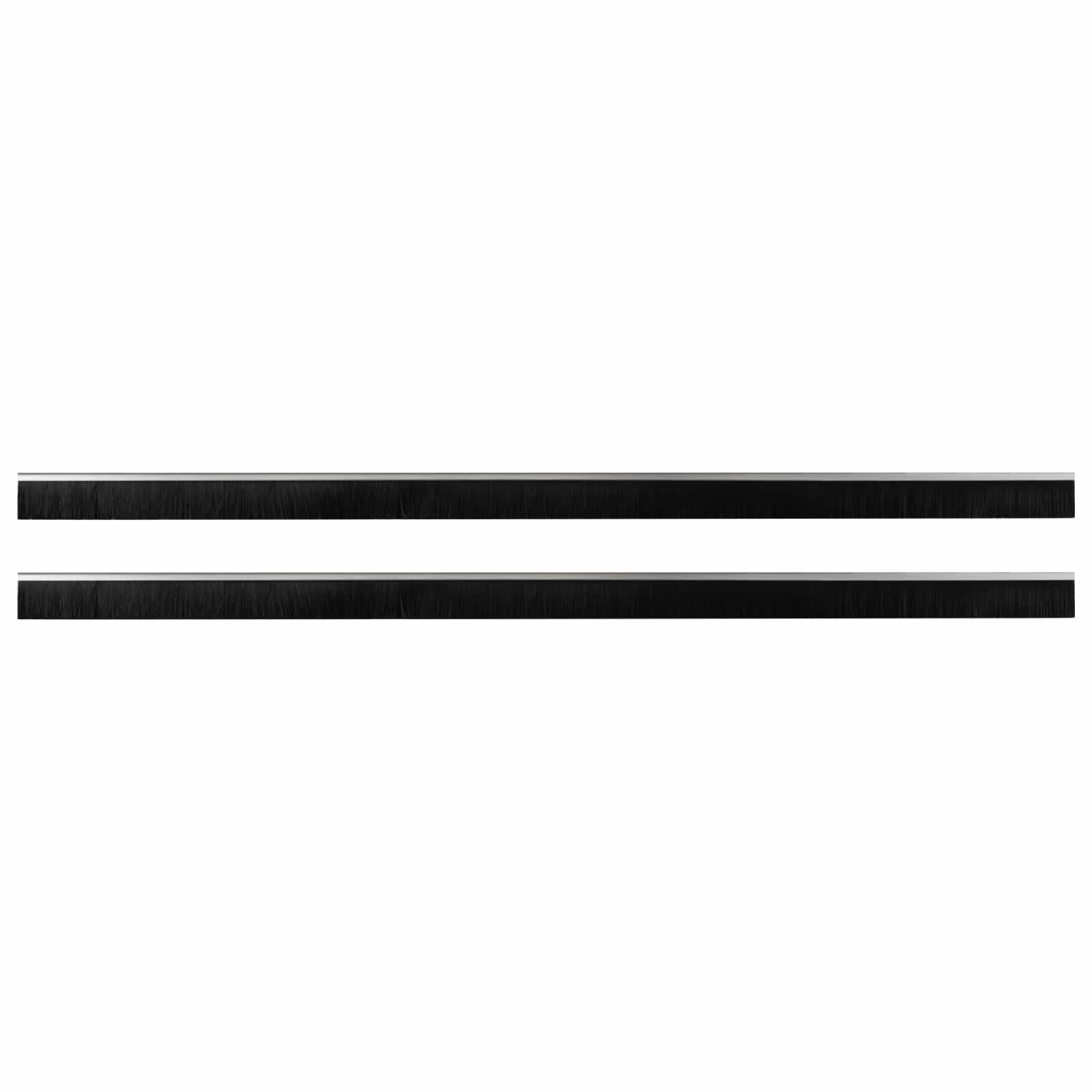 Samoljepljivi pečati za vrata 2 pcs Srebrno 100 cm