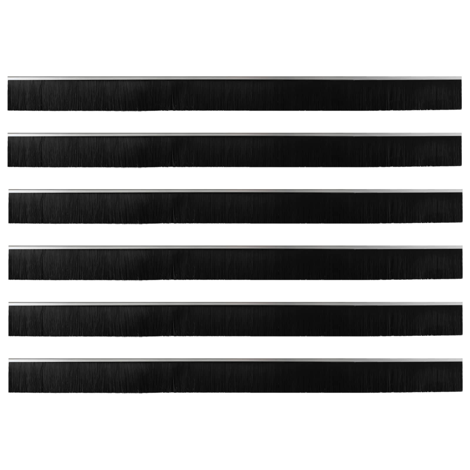 Samoljepljivi pečati za vrata 6 pcs Srebrno 100 cm