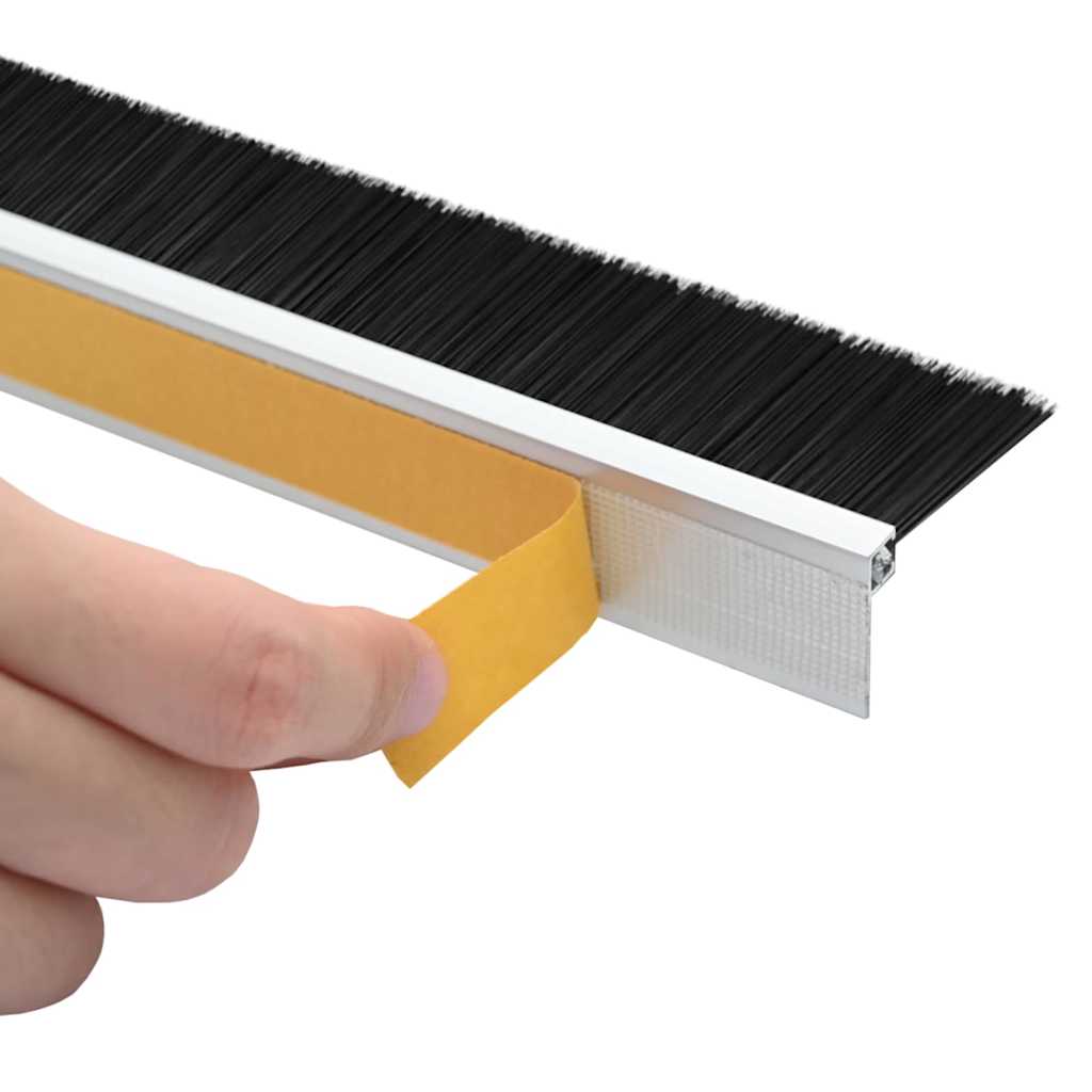 Samoljepljivi pečati za vrata 12 pcs Srebrno 100 cm