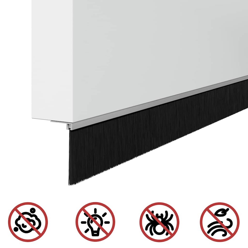 Samoljepljivi pečati za vrata 12 pcs Srebrno 100 cm
