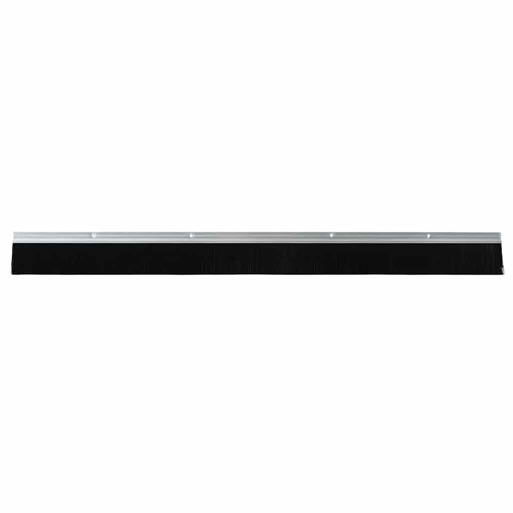 Držač četke za vrata 12 pcs Srebrno 100 cm Aluminijski legura