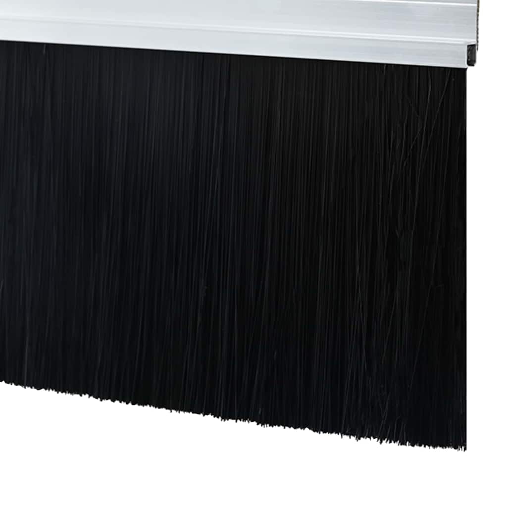 Držač četke za vrata 12 kom. Srebrna 100 cm Aluminijski legura
