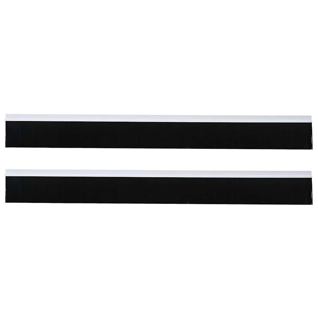 Samoljepljivi pečati za vrata 2 kom. 100 cm Aluminijski legura Bijela