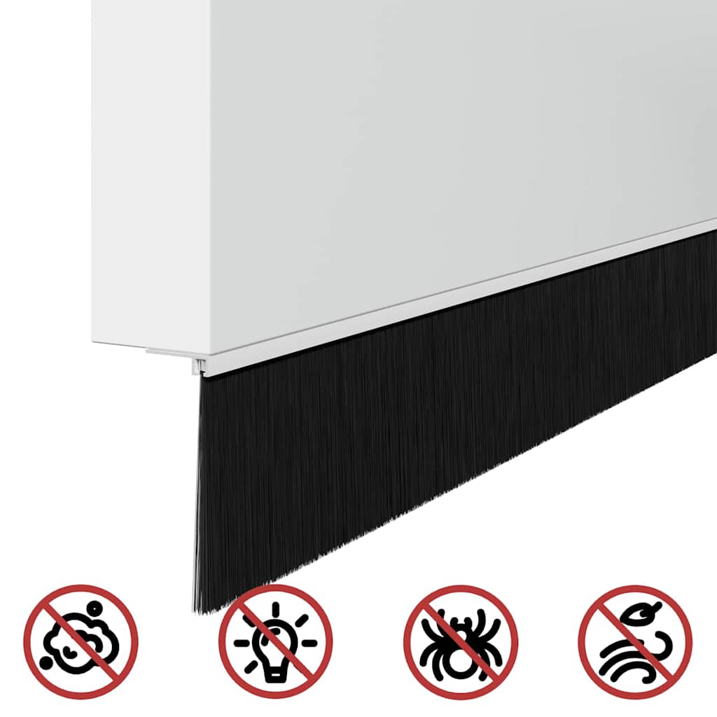 Samoljepljivi pečati za vrata 6 pcs Bijelo 100 cm