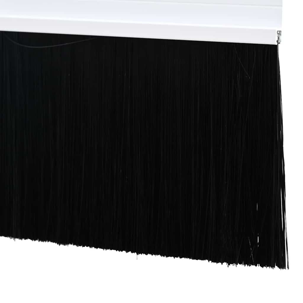 Držač četke za vrata 2 pcs Bijelo 100 cm Aluminijski legura