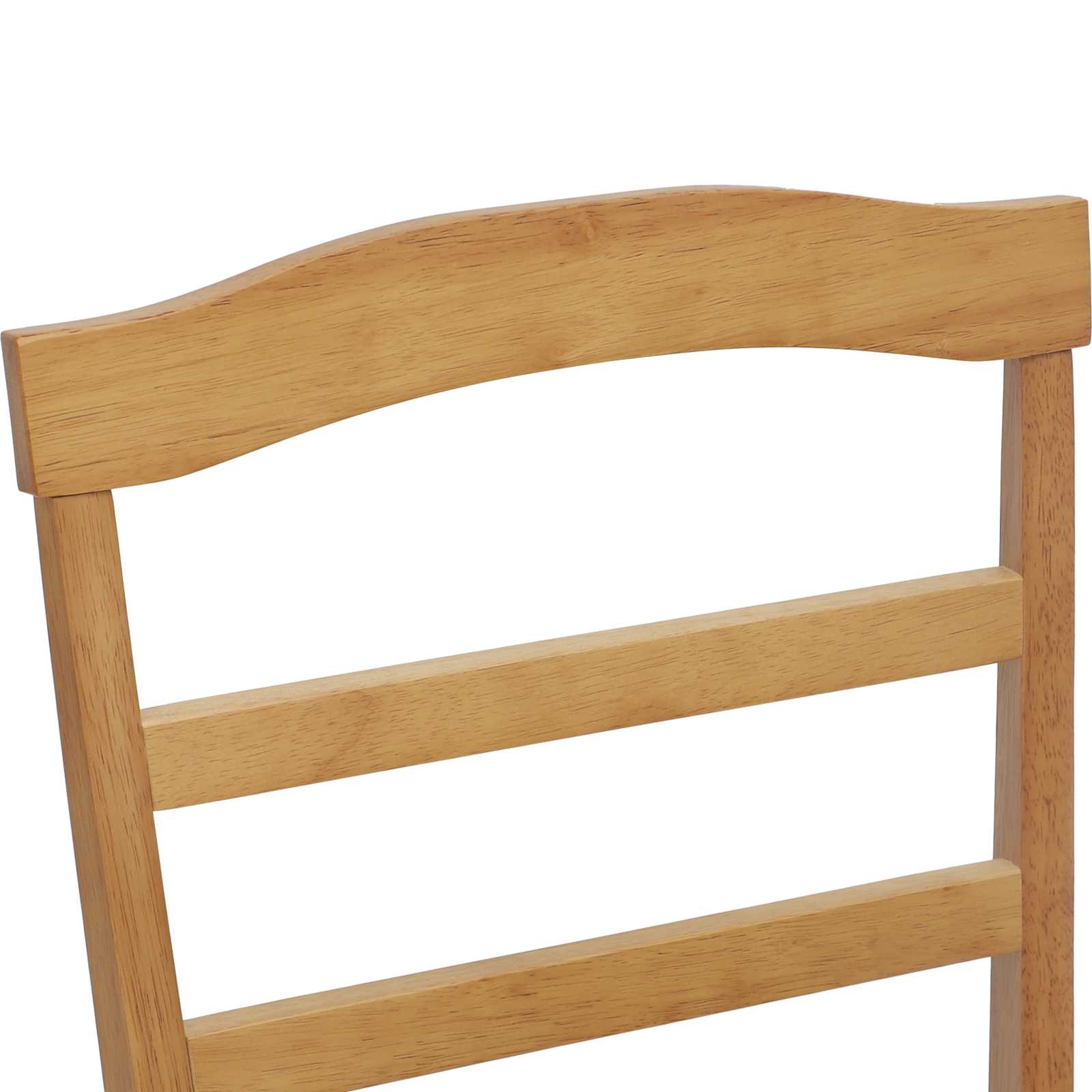 Stolac za blagovanje 2 pcs Prirodna Čvrsto drvo od gume
