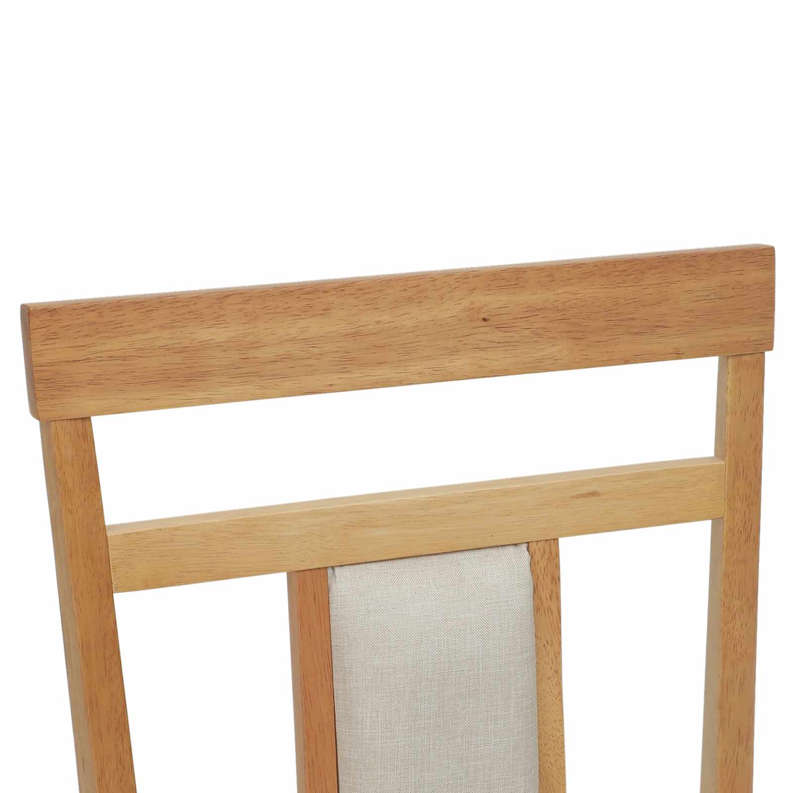 Stolac za blagovanje 2 pcs Prirodna Čvrsto drvo od gume